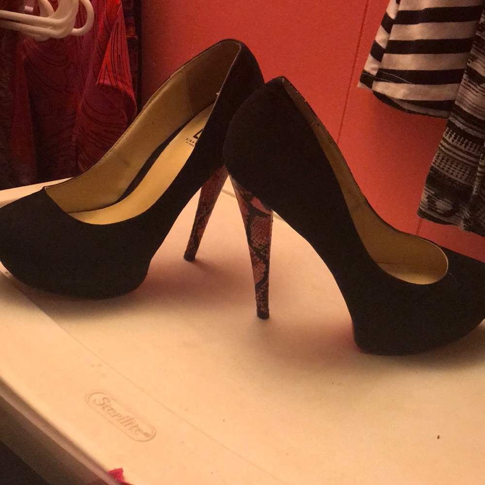 Black heels